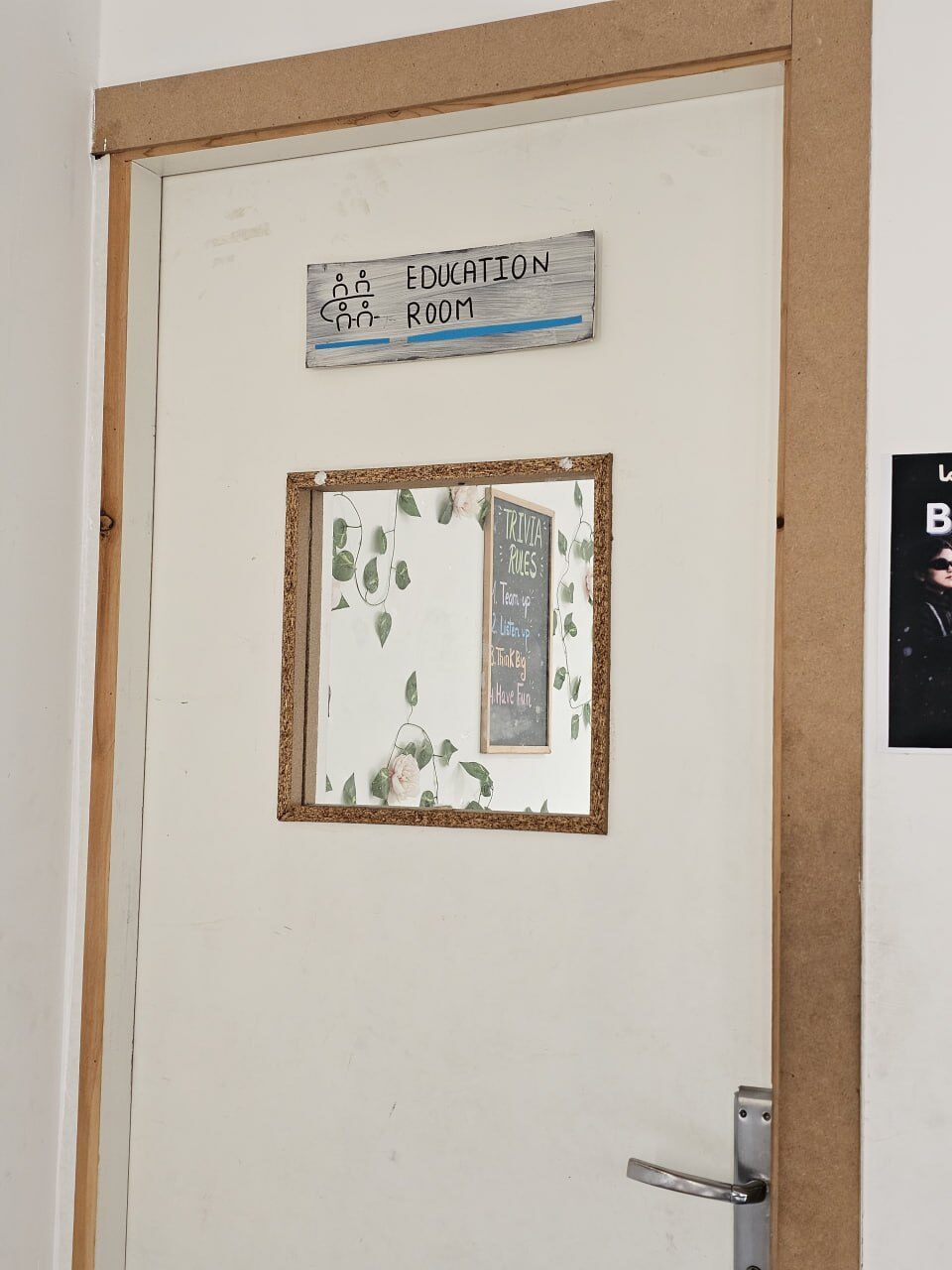 The door of the Education Room